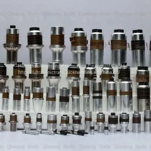 20Khz 1500w Industrial Welding Piezo Ultrasonic Transducers 3/8-24UNF , High Temperature thumbnail-3