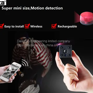 Super Mini HD WIFI Audio IR Camera With Rechargeable Battery Support 128G SD Card and Remote Control by APP P2P Move Detection thumbnail-2