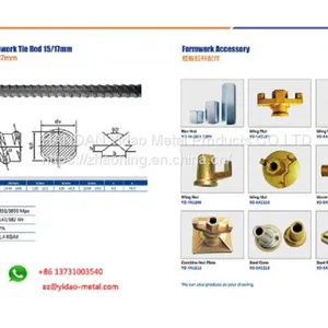 Wall Form Formwork Tie Bar Dywidag Tie Bar for Formwork System thumbnail-3