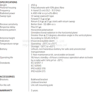 JOTRON Tron SART20 RADAR TRANSPONDER thumbnail-1