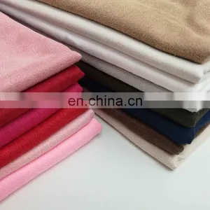 Polyester Soft Stretch Suede Fabric for Sofa and Garment thumbnail-1