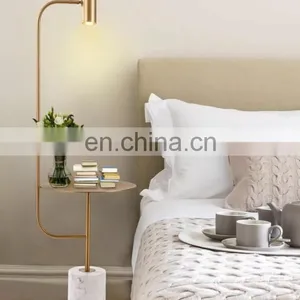 Modern Unique Design Golden Floor Lamps for Living Room and Hotel Lighting thumbnail-1