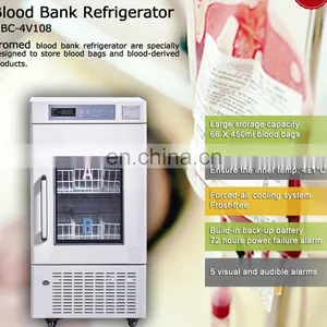 MBC-4V108 Single Door Lock Blood Bank Freezer thumbnail-3