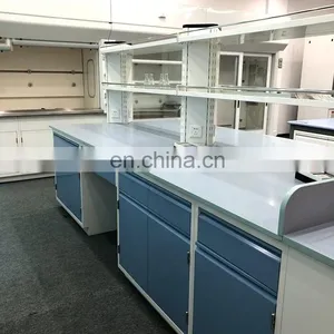 Chemical Resistant University Laboratory Workbench Lab Faucet Table Work Bench thumbnail-4
