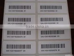 Hot Sale Customized Waterproof Round Corner Barcode Printed Label With Matte Lamination in Lianlong Brand thumbnail-2