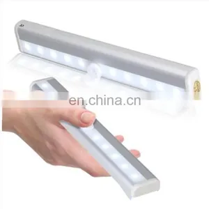 2019 Amazon Wireless Wardrobe PIR Strip Motion Sensor Light 10 Led thumbnail-1