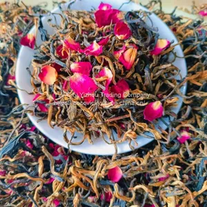 T242 Chinese Private Label Rose Black Tea Blend Herbal Black Tea thumbnail-1
