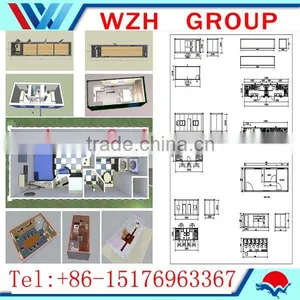 Prefab Container House and Bathroom Cabinet Basin Toilet Unit thumbnail-6