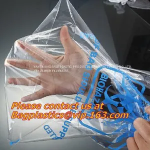 Safe Disposal, Biohazard Labeling, Autoclavable Bag, Polypropylene, Disposable, Clear Transparent Disposal Sack thumbnail-4