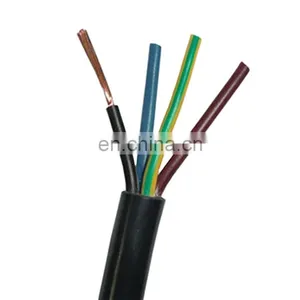 RVV Copper Insulated Pvc Flexible Control Cable 4g 2.5mm2 4 Core Flexible Cable thumbnail-1