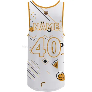 Wholesale Custom Basketball Jersey With 100% Polyester thumbnail-2
