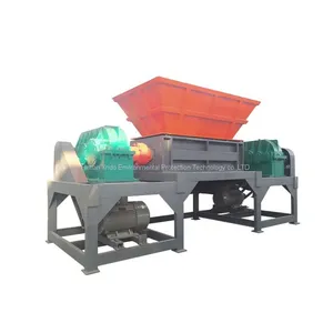 Heavy Double Shaft Shredder / Waste Aluminum Car Engine Tire Scrap Metal Shredder Machine for Sale thumbnail-1
