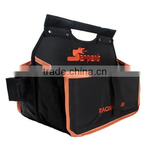 Heavy Duty 1680D Tool Tote Bag Multifunctional Tool Tote Bag Deluxe Black Portable Tool Tote Bag thumbnail-4