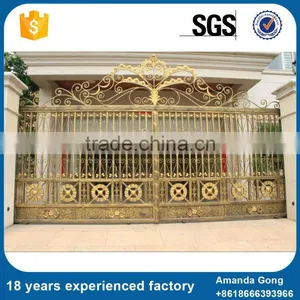 Hight Quality Inswing Powder-Coated Wrought Iron Gate Price thumbnail-2