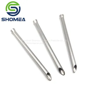 Shomea Customized Open End 304/316 Stainless Steel Flared End Needle Use for Puncture thumbnail-1