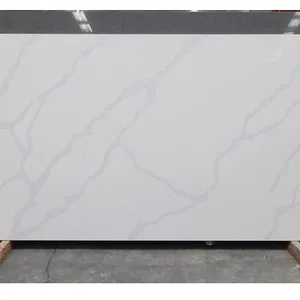 Code：2038，Calacatta Artificial Stone Quartz Slab Kitchen Countertops thumbnail-1