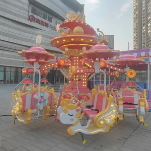 Factory Price Park Outdoor Indoor Equipment Rotary Amusement Rides Self-control Plane Aircraft for Children thumbnail-3