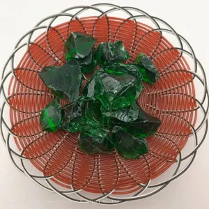 Colorful Glass Particles Beautiful Stone For Exterior Wall and Aquarium and Landscape Garden thumbnail-1