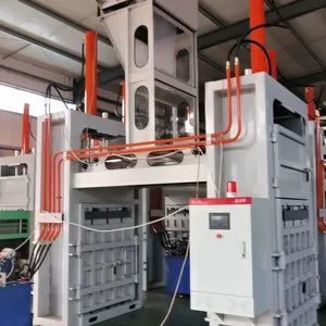 SBT-50T Double Working Unit Waste Recycled Fiber Hydraulic Bale Machine thumbnail-3