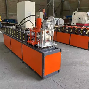 Zhengzhou Howann C84 Color Steel Door Billboard Decoration Roll Forming Machine for Sale thumbnail-4