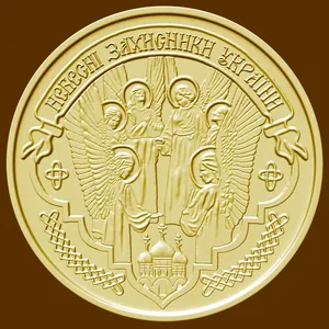 Decorative Customized Coins With Brass/Zinc Alloy Basic Material, Gold Plated/nickel Plated/24K Gold Plated Surface Treatment thumbnail-1