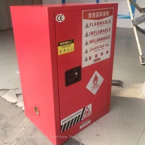 Canterbury Red 60 Gallon Combustible Liquid Cabinet | Three-Point Linkage Lock | Factory Direct thumbnail-1