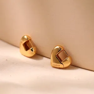 KMJ High Quality 18K Gold Plating With Electrophoretic Coating Tarnish Resistance Jewellery Earrings thumbnail-3