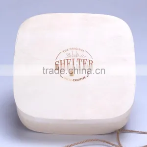 Wooden Packing Industrial Use and Handmade Feature Chocolate Cheese Wooden Poplar Bark Packing thumbnail-4
