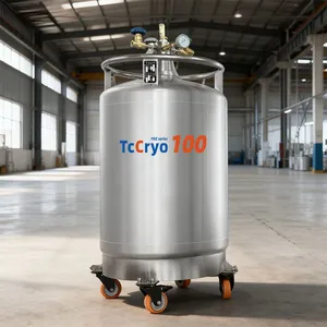 Angola YDZ 100L Self-pressurizing Liquid Nitrogen Container TcCryo Ln2 Supply Tank thumbnail-1