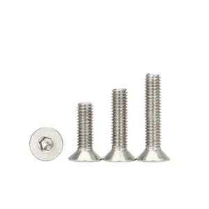 DIN7991 Stainless Steel A2 304 or 316 A4 Hex Socket Flat Head Cap Screw for Automotive thumbnail-3