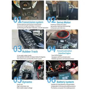 VTLM800 Battery Rideon Mower Heat-Resistant Motor Design Euro 5/EPA Autonomous Lawn Mower RTK For Steep Slopes thumbnail-4