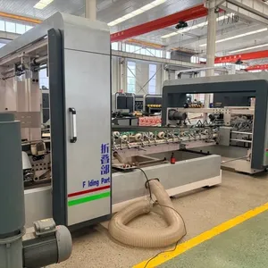 Large Output Horizontal Folder Gluer Stitcher for Industrial Mass Production thumbnail-3