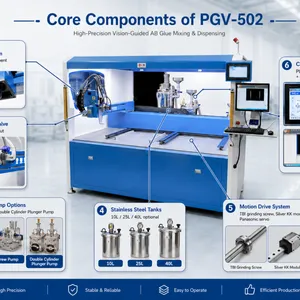 Daheng Pgv-501S CCD Visual Ab Two-Component Glue Potting and Dispensing Machine for Epoxy PU And Silicone thumbnail-1