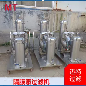 MT Corrosion‑resistant Diaphragm‑pump Filter, Mobile Circulating‑filter Unit for Acid‑alkali Solvent & Electroplating‑solution thumbnail-2