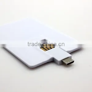 Business Card USB Drives OTG 16gb 32gb With Logo Printed for Android Mobile thumbnail-3