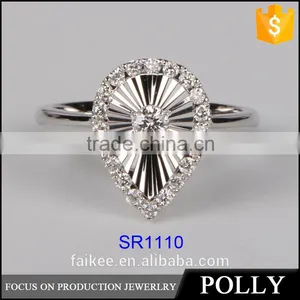 Latest Ring Designs Handwork 925 Sterling Silver Rings thumbnail-3