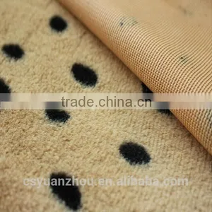 Factory Direct Sale Long Pile Polka Dot Plush Toy Fabric thumbnail-1