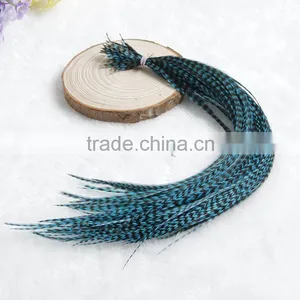 2016 Fashion Grizzly Real Natural Feathers Hair Extension Clip in Feathers Hair Extension thumbnail-5