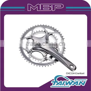 Forged Alloy Road Crankset Aluminum Bicycle Crankset Alloy Crank thumbnail-1