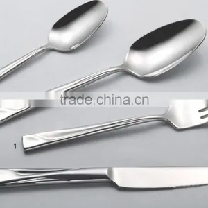 2015 SA-C007 18/8 Stainless Steel Flatware Cutlery Set for Wholesale thumbnail-1