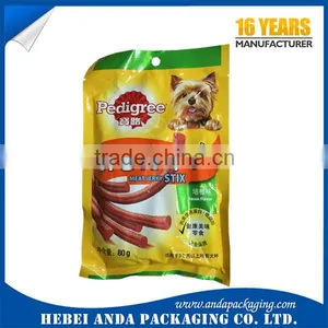 Printing Stand up Plastic Dog Food Snack Packaging Bag/ Vacuum Plastic Bags for Pet Food thumbnail-6