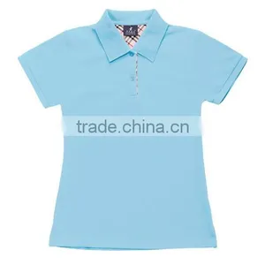 Plain Design Women Tshirt Polo Without Logo Printing Blank Tshirt in Various Colors thumbnail-1