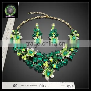 2016 New Arrival African Gold Plated Jewelry Set Which for Wedding Jewelry Set Match Clothes KHK904 thumbnail-2