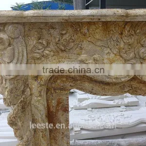 China High Quality Luxury Natural Stone Fireplaces thumbnail-2