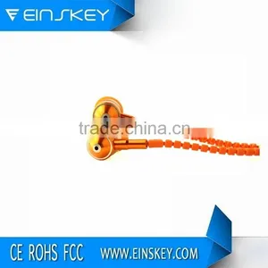 Stereo Good Quality Stereo Zip Metal Earphones thumbnail-1