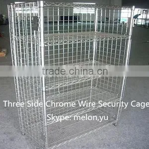 Factory Direct Sales Chrome/Stainless Steel Security Cage/Wire Shelving Cage thumbnail-3