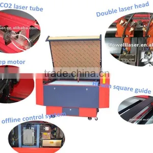 2016 Designed Durable Large Mixed Laser Cutting Machine With Two Head and Reci Power Supply of Dowell thumbnail-1