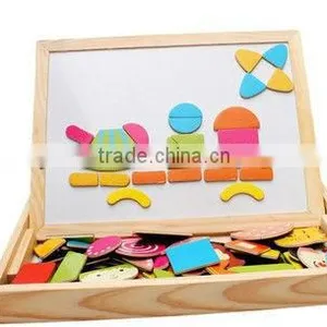Wooden Magnetic Animal Puzzle Drawing Board thumbnail-2