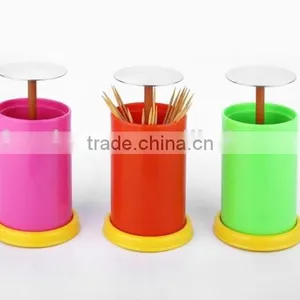 New Household Items Made China Automatic Stainless Steel Toothpick Holder thumbnail-1