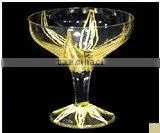 Hand Painted Glass--Hand Painted Glass Mini Goblet- Aquatic Spectacle thumbnail-1